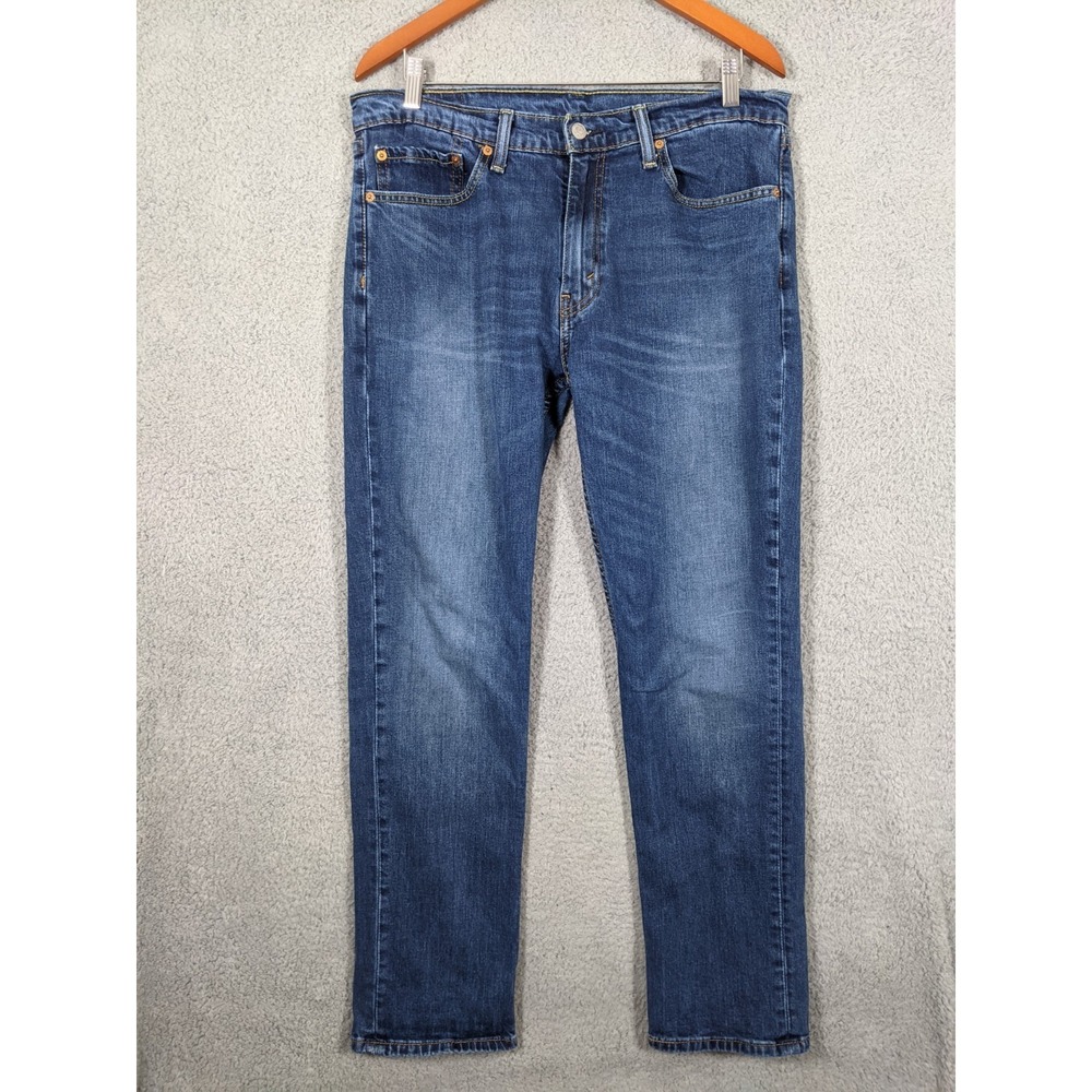 Levi's 511 Jeans Mens 36x32 (35X29) Blue Denim Medium Wash Tapered Leg Stretch